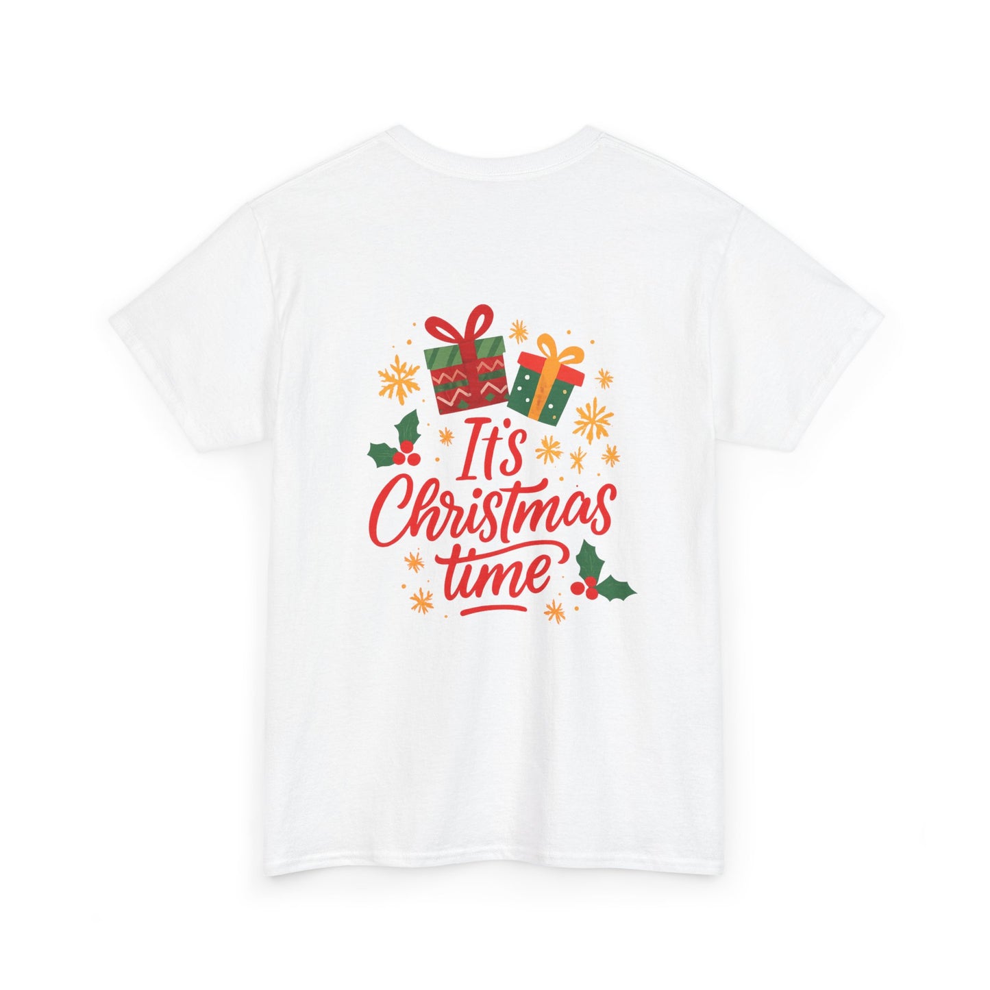 Merry Christmas Santa T-Shirt — 'It’s Christmas Time' Holiday Tee