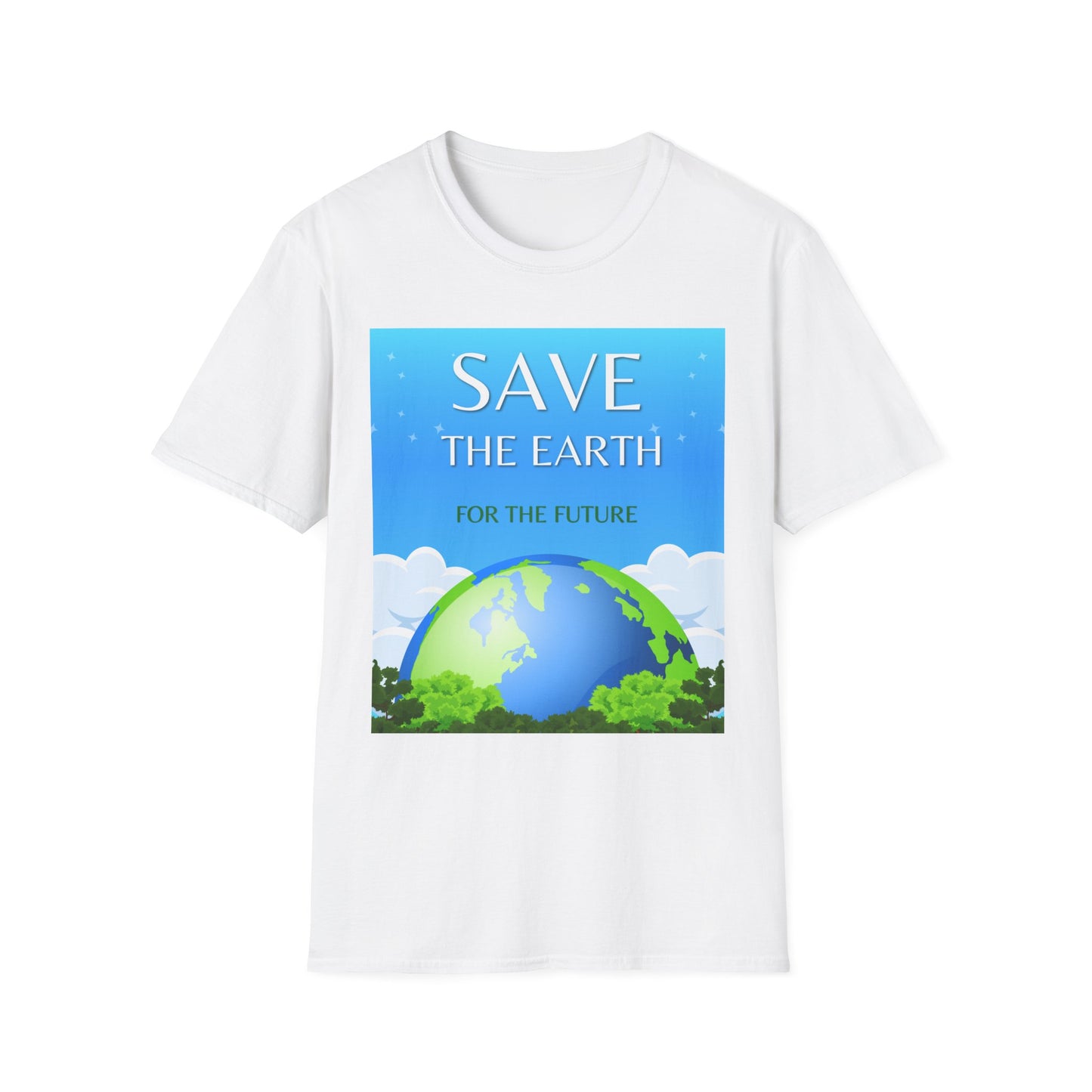 Save the Earth T-Shirt — Environmental Awareness Tee ("Save the Earth for the Future")