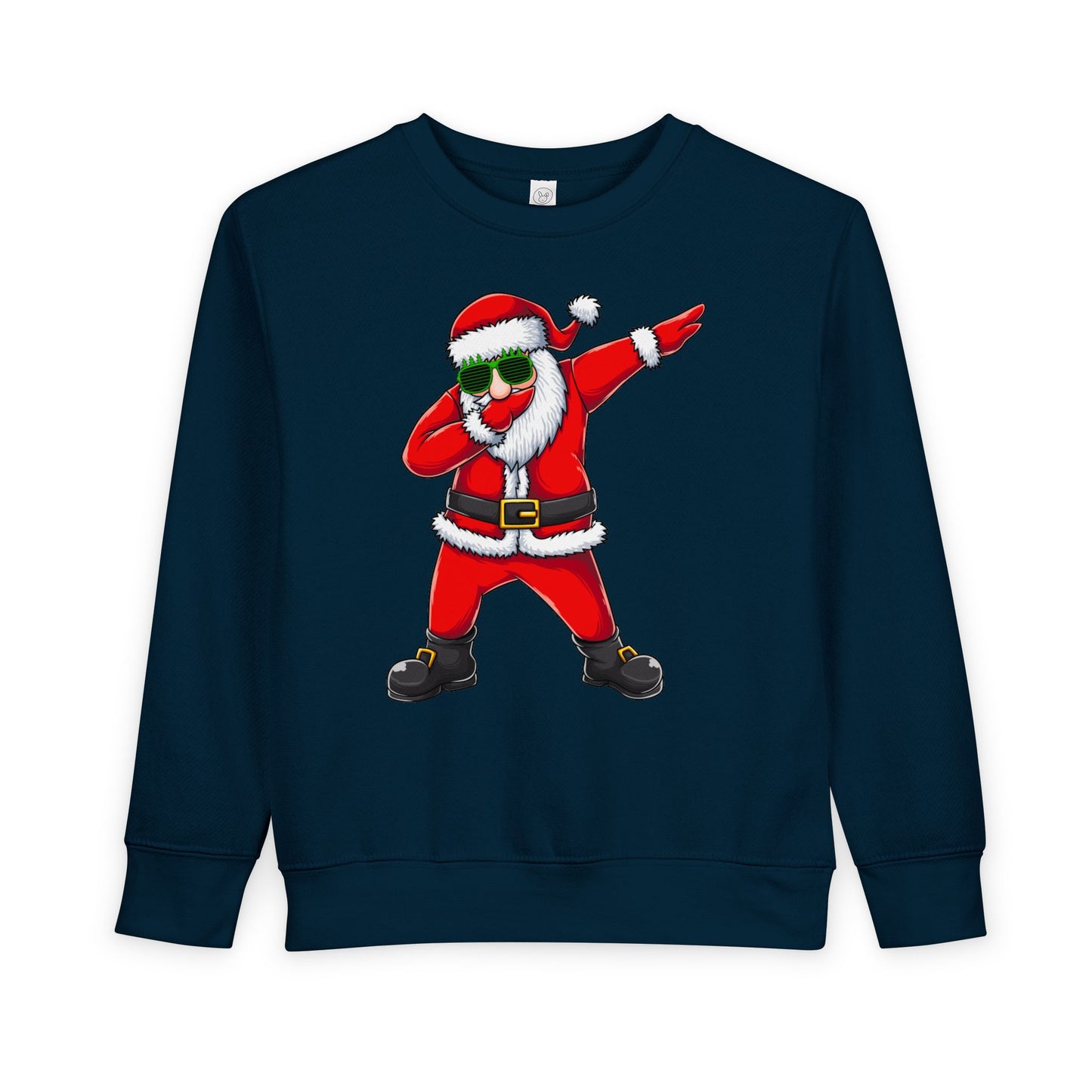 Toddler Sweatshirt - Dabbing Santa Christmas Pullover (Merry Christmas Back Print)