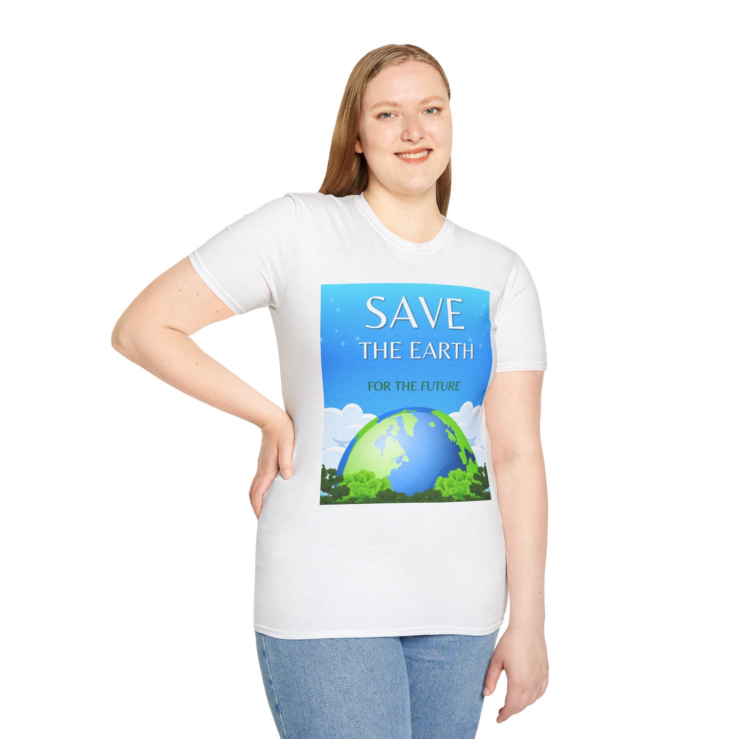 Save the Earth T-Shirt — Environmental Awareness Tee ("Save the Earth for the Future")