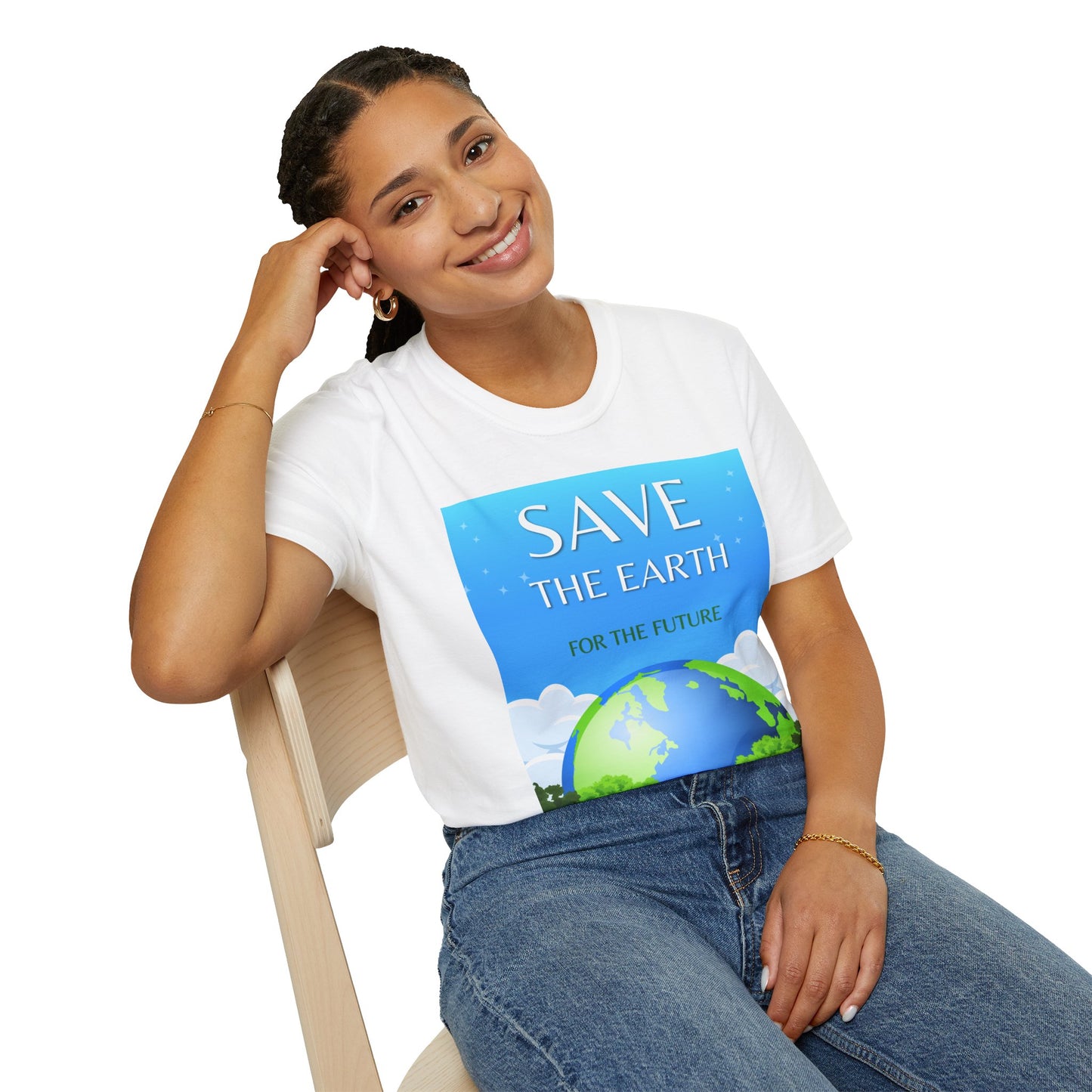 Save the Earth T-Shirt — Environmental Awareness Tee ("Save the Earth for the Future")