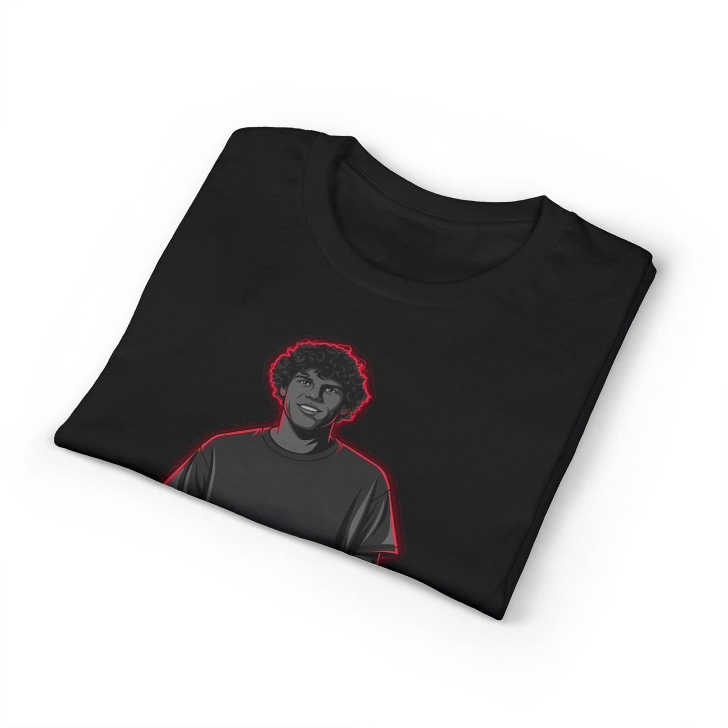 Stranger Vibe T‑Shirt — Retro Neon Stranger Portrait Tee