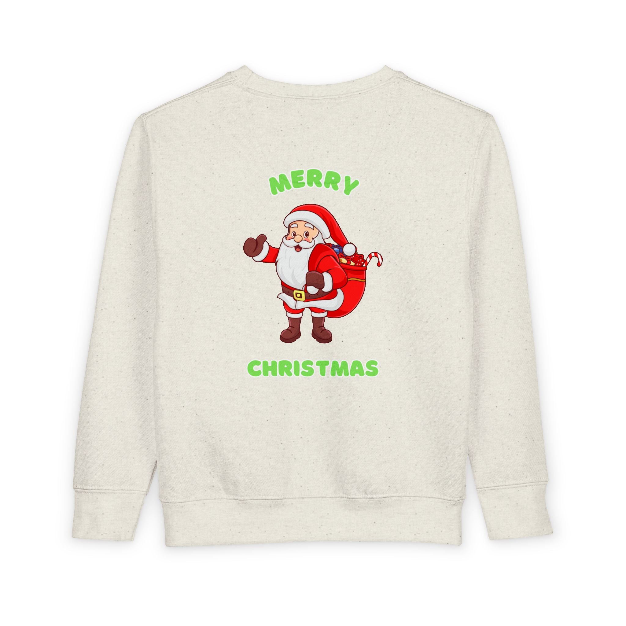 Toddler Sweatshirt - Dabbing Santa Christmas Pullover (Merry Christmas Back Print)