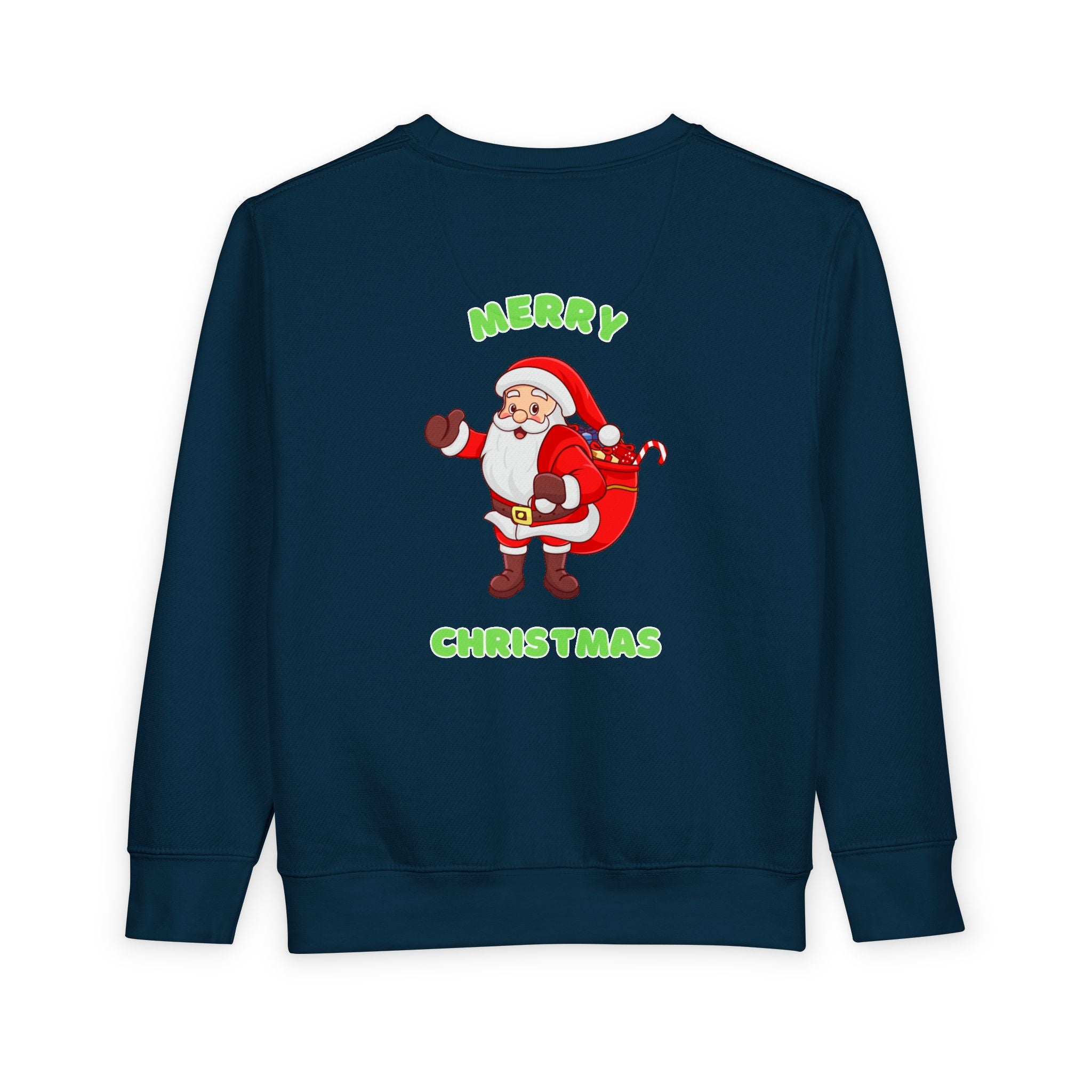 Toddler Sweatshirt - Dabbing Santa Christmas Pullover (Merry Christmas Back Print)