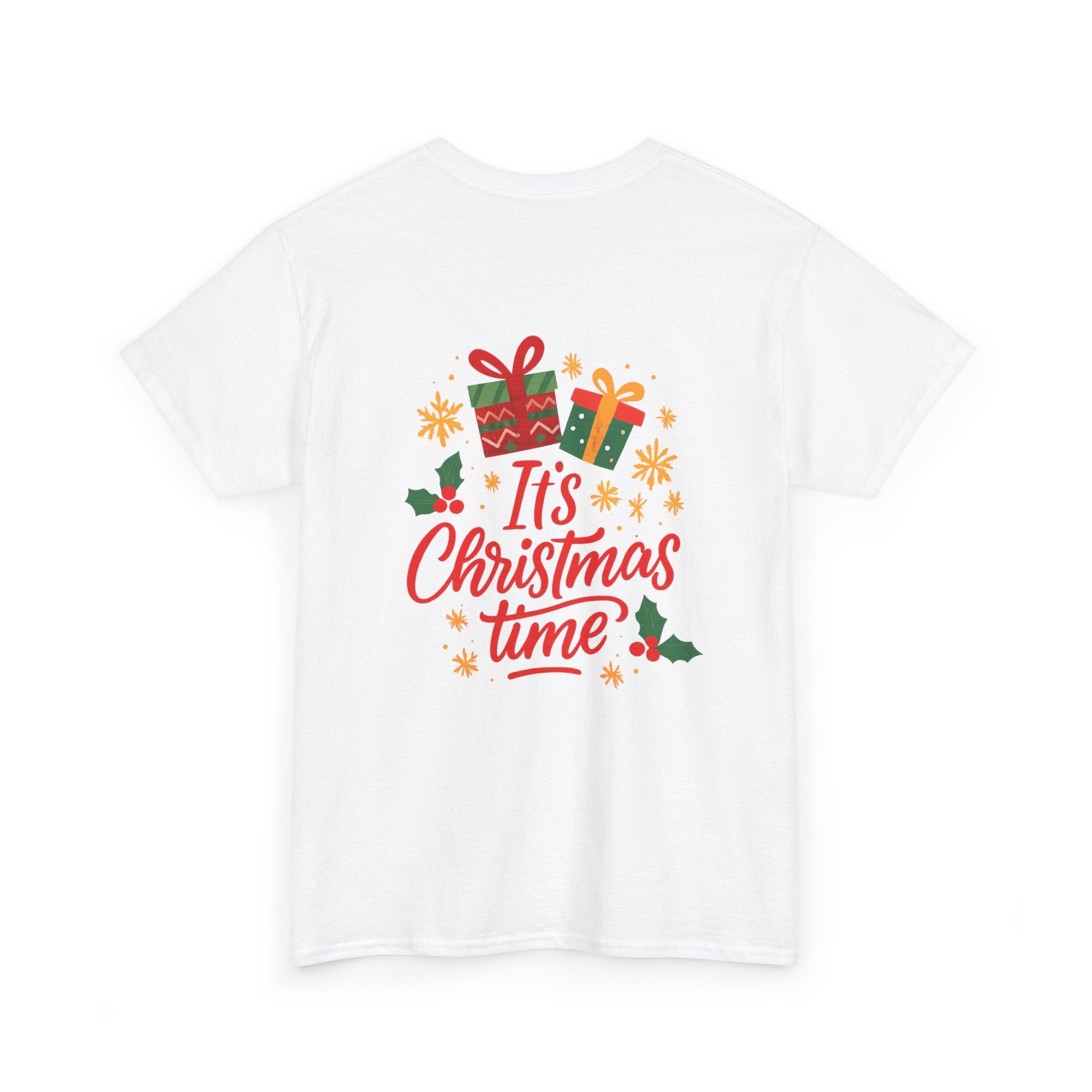 Merry Christmas Santa T-Shirt — 'It’s Christmas Time' Holiday Tee
