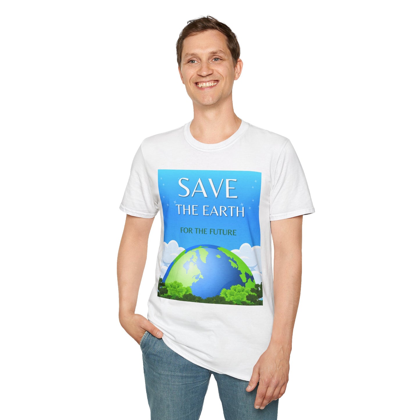 Save the Earth T-Shirt — Environmental Awareness Tee ("Save the Earth for the Future")