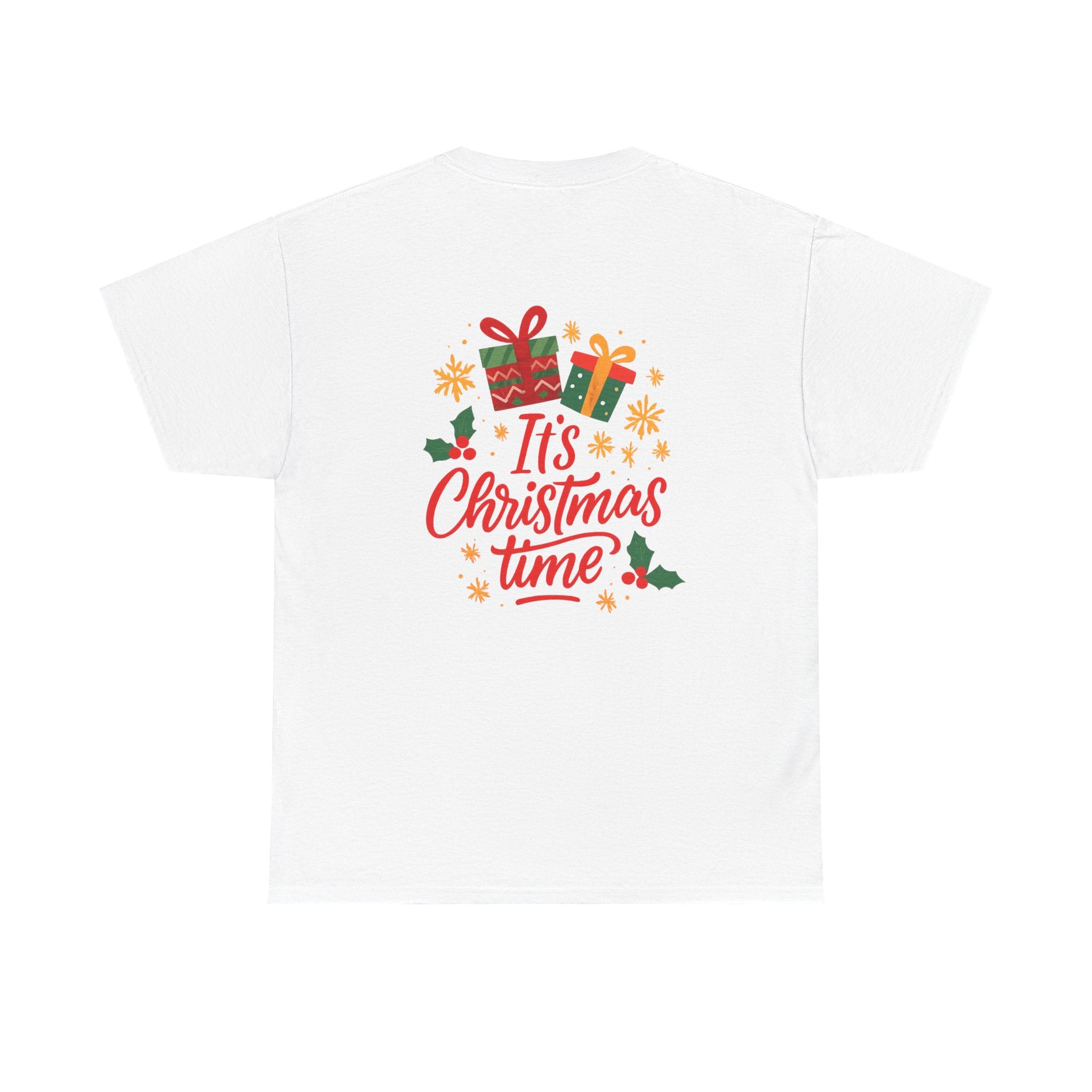 Merry Christmas Santa T-Shirt — 'It’s Christmas Time' Holiday Tee