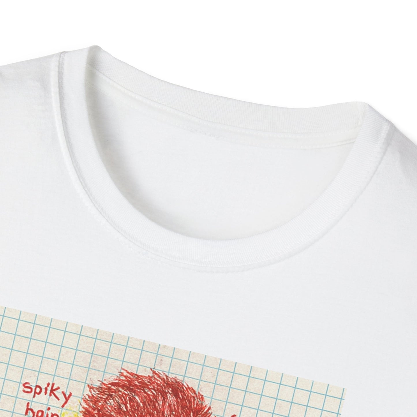 Sketch Boy Portrait Tee — Vintage Notebook Illustration T-Shirt