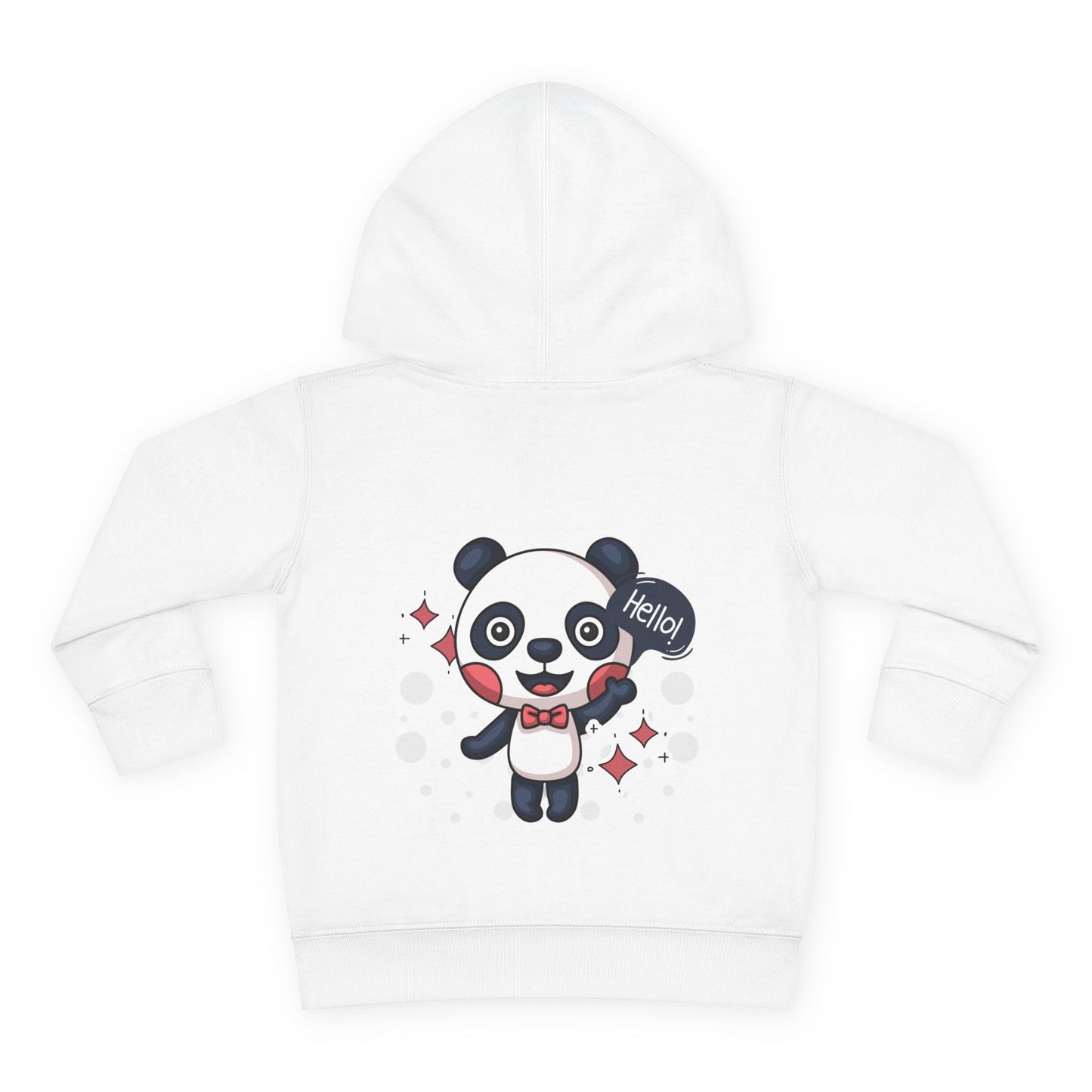 Toddler Hoodie — Cute Lion “Little King” & Panda Hello Pullover