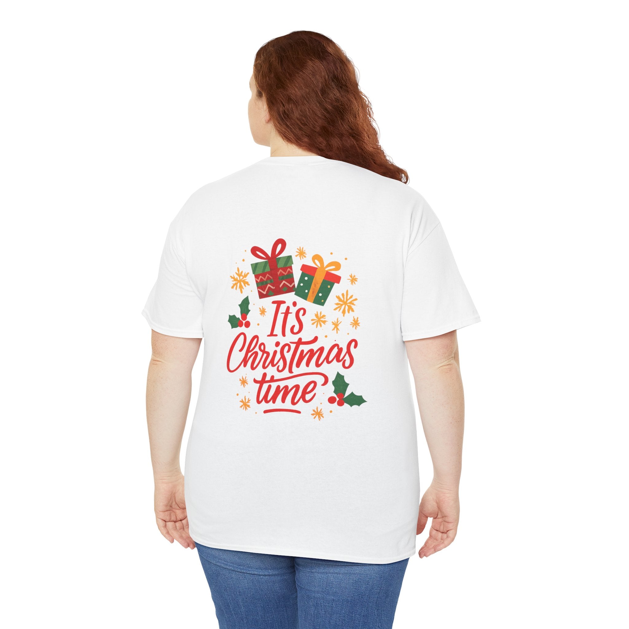 Merry Christmas Santa T-Shirt — 'It’s Christmas Time' Holiday Tee