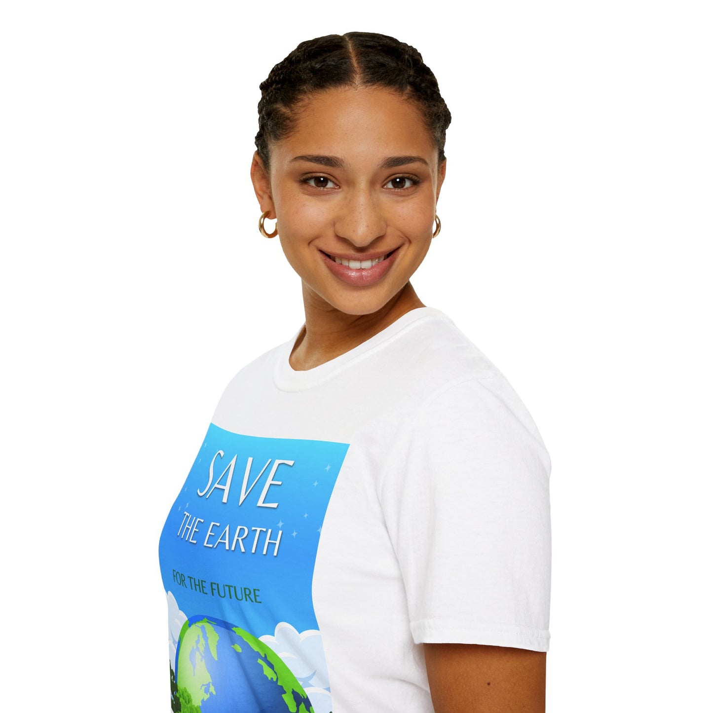 Save the Earth T-Shirt — Environmental Awareness Tee ("Save the Earth for the Future")