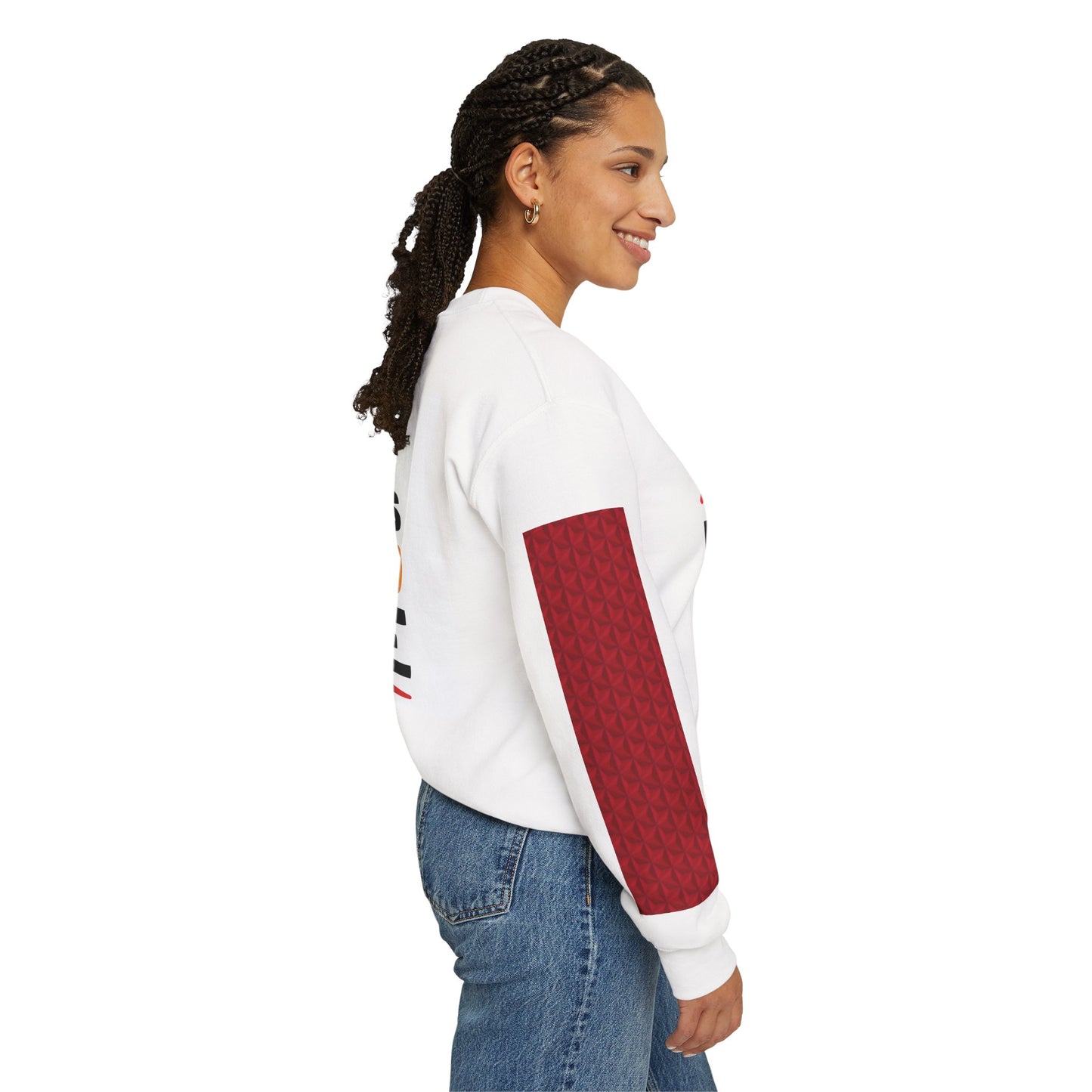 Motivational 'Push You Up' Crewneck Sweatshirt — 'Great Things Take Time' Inspirational Pullover