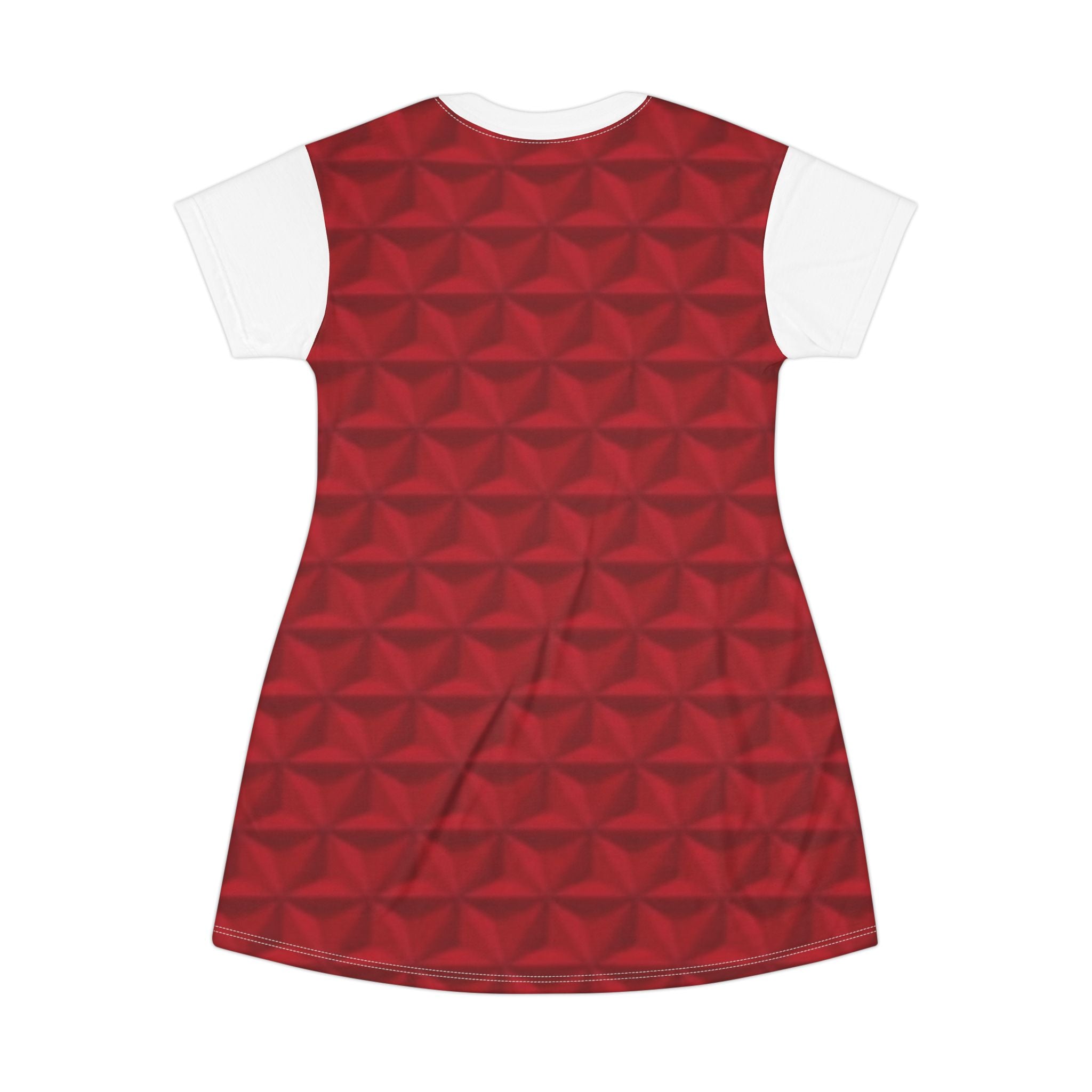 Merry Christmas Reindeer T‑Shirt Dress — Festive Holiday AOP Dress