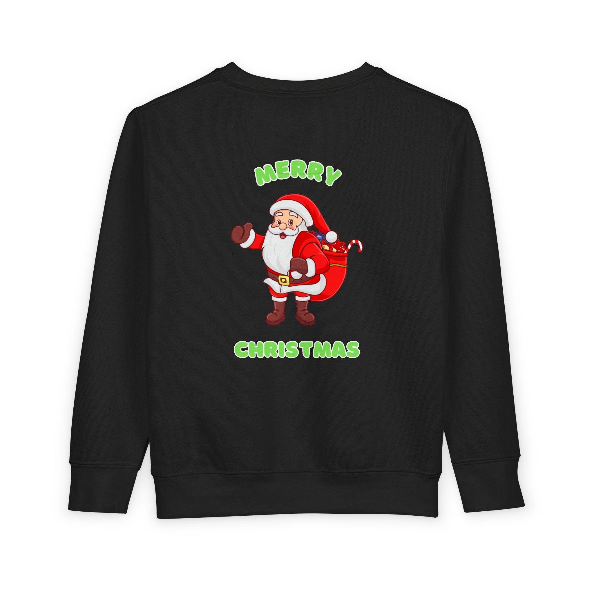 Toddler Sweatshirt - Dabbing Santa Christmas Pullover (Merry Christmas Back Print)