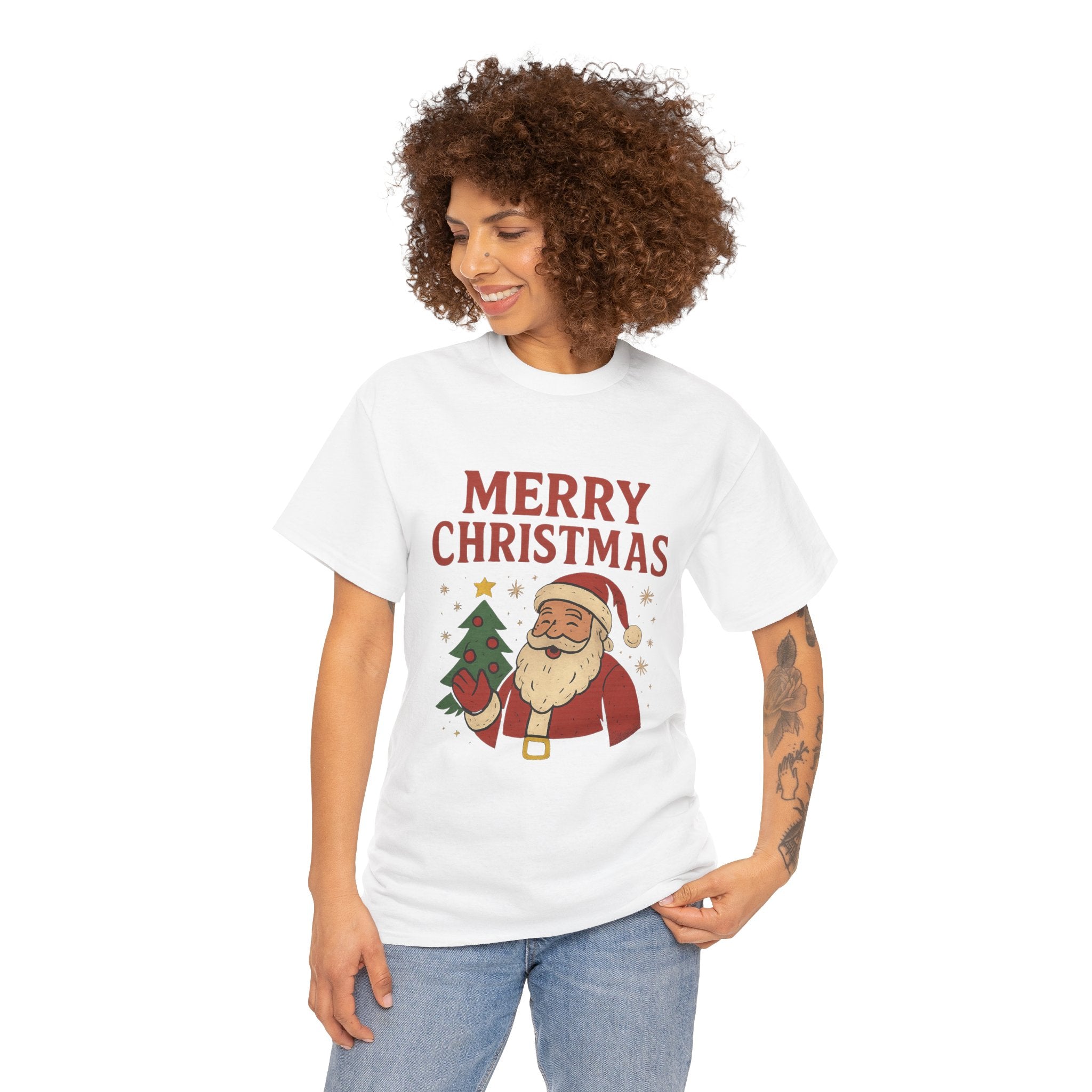 Merry Christmas Santa T-Shirt — 'It’s Christmas Time' Holiday Tee
