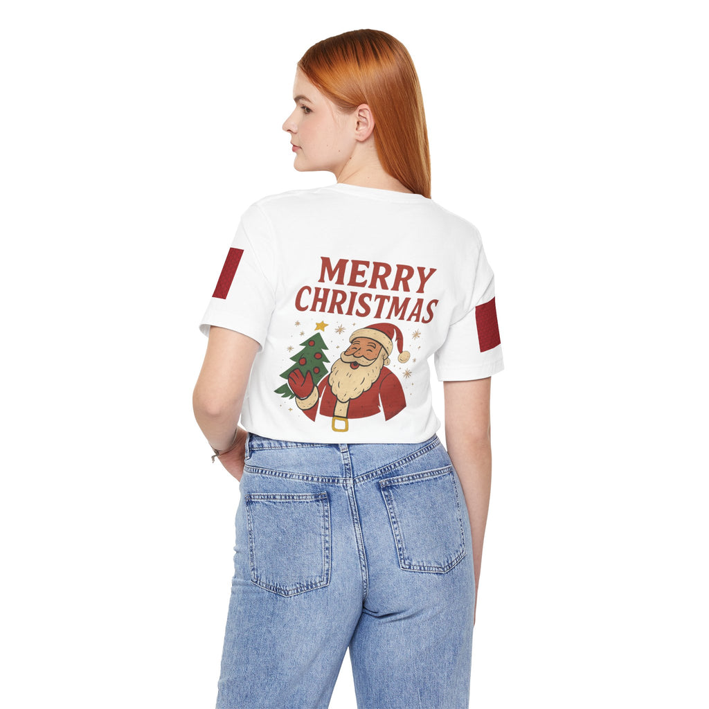 Christmas Tee — "It's Christmas Time" with Santa & Gifts Holiday T-Shirt