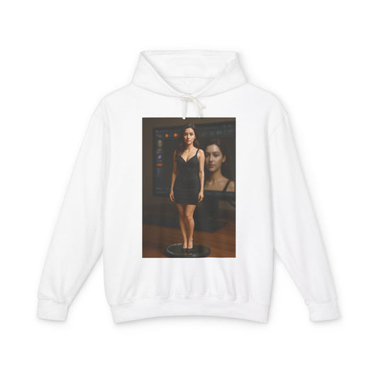 Photo Print Hoodie — Elegant Portrait Graphic Sweatshirt